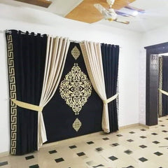Blind-Curtains-Black Off White Versace