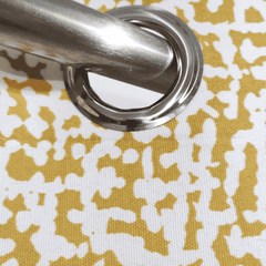 Duck Cotton Curtain - Abstract Yellow