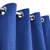 Jacquard Curtains - Blue