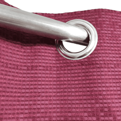 Jacquard Curtains - Maroon