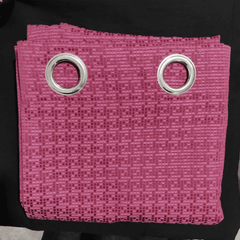 Jacquard Curtains - Maroon