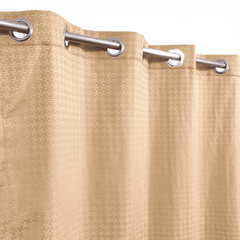 Jacquard Curtains - Muted Golden