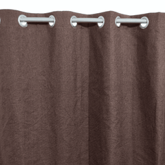 Premium Jute Curtains - Brown