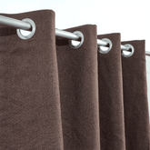 Premium Jute Curtains - Brown