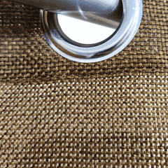 Premium Jute Curtains - Peanut Brown