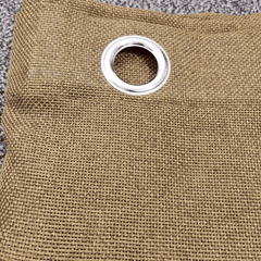 Premium Jute Curtains - Peanut Brown