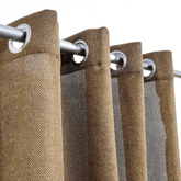 Premium Jute Curtains - Peanut Brown