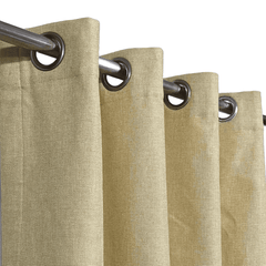 Premium Jute Curtains - Lite Golden