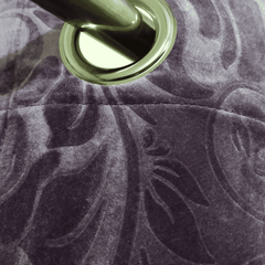 Premium Self Embossed Velvet Curtain - Lite Purple
