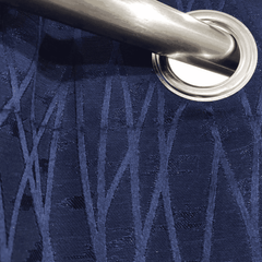 Self Print Thick Shanghai Curtain - Blue 4