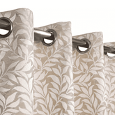 Self Print Thick Shanghai Curtain - Cream 3