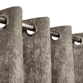 Self Print Thick Shanghai Curtain - Lite Brown 4