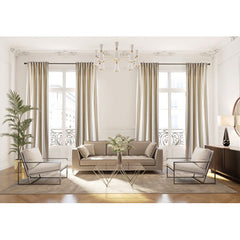 off white velvet curtain