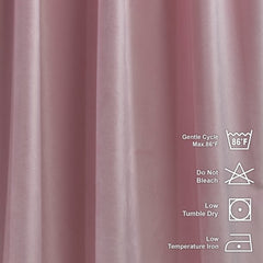 pink velvet curtain