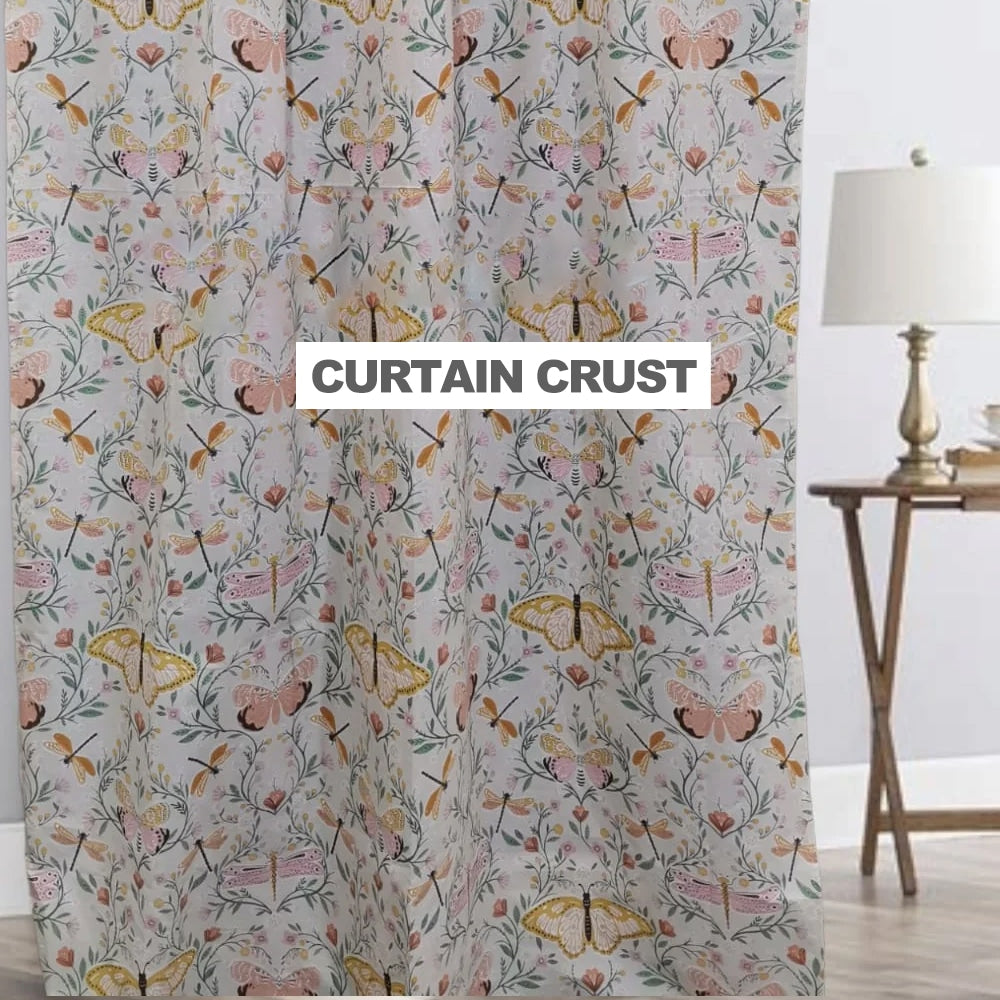 Butterfly kids curtains