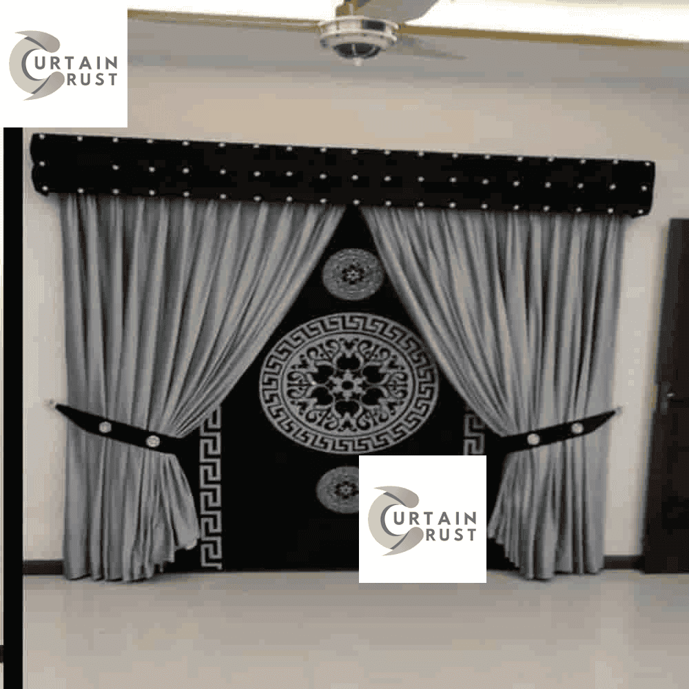 Premium Fancy Velvet Curtain - 105
