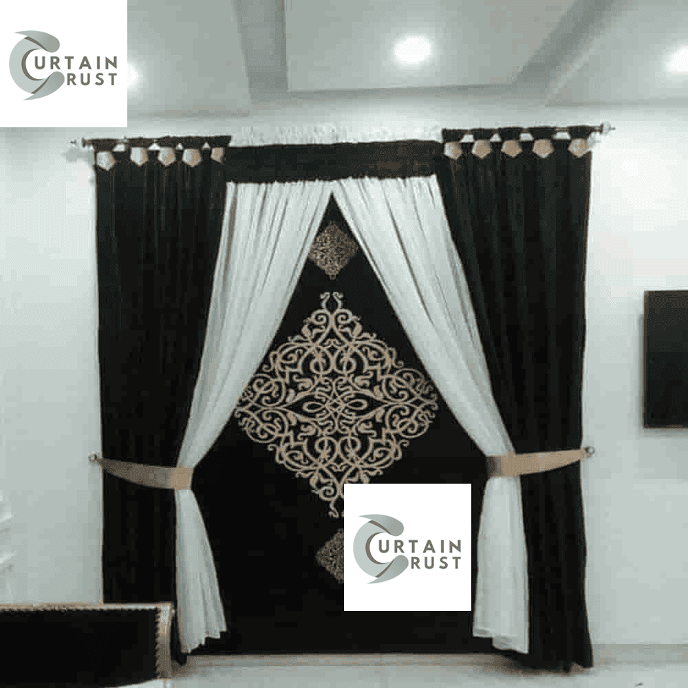 Premium Fancy Velvet Curtain - 110