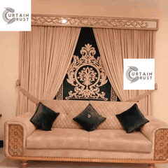 Premium Fancy Velvet Curtain - 119