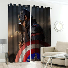 Iron man kids curtains