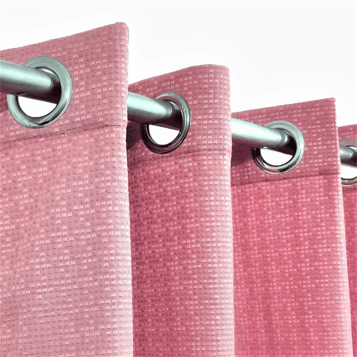 Jacquard Curtains - Pink