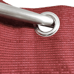 Jacquard Curtains - Red