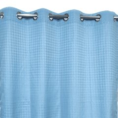 Jacquard Curtains - Sky Blue