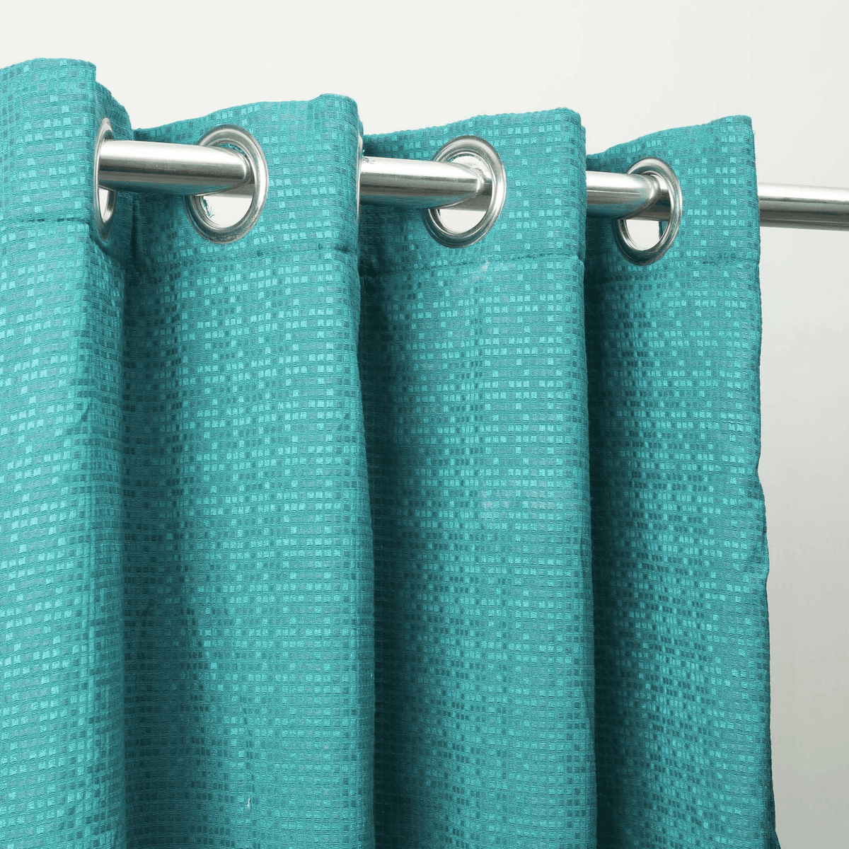 Jacquard Curtains - Turquoise
