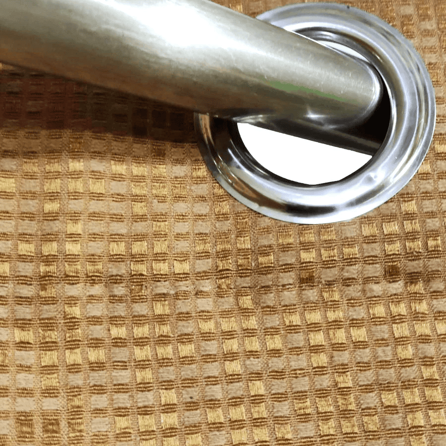 Jacquard Curtain Golden 2