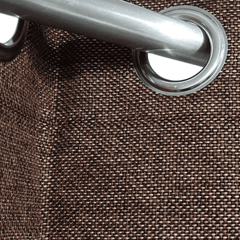 Premium Jute Curtains - Brown