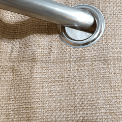 Premium Jute Curtains - cappuccino