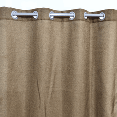 Premium Jute Curtains - Peanut Brown