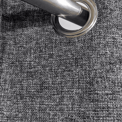 Premium Jute Curtains - Black & White