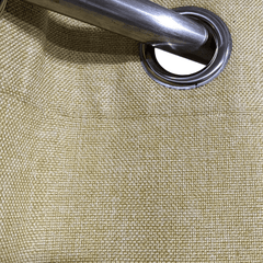 Premium Jute Curtains - Lite Golden
