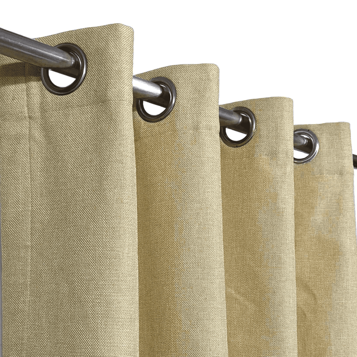Premium Jute Curtains - Lite Golden