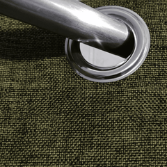 Premium Jute Curtains - Pickle Green