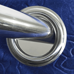 Premium Self Embossed Velvet Curtain - Royal Blue