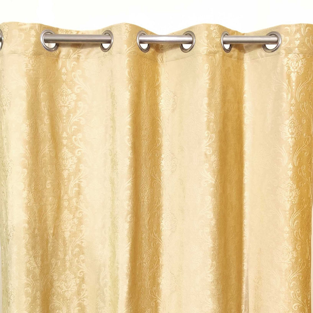 Self_Embossed_Velvet_Curtain_Lite_Golden_3