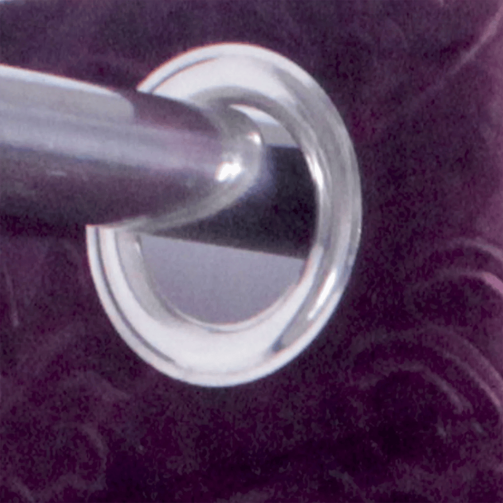 Self Embossed Velvet Curtain Purple 2