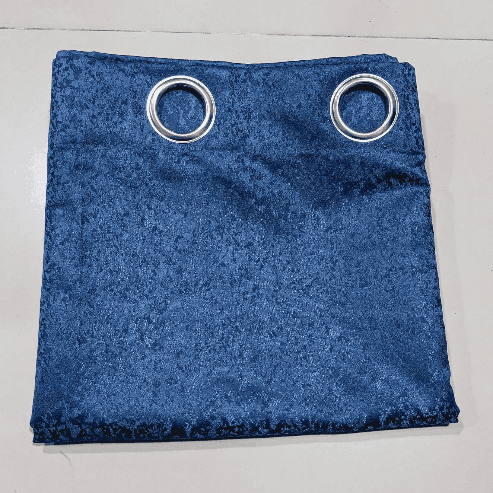 Self Print Thick Shanghai Curtain - Blue 5-5