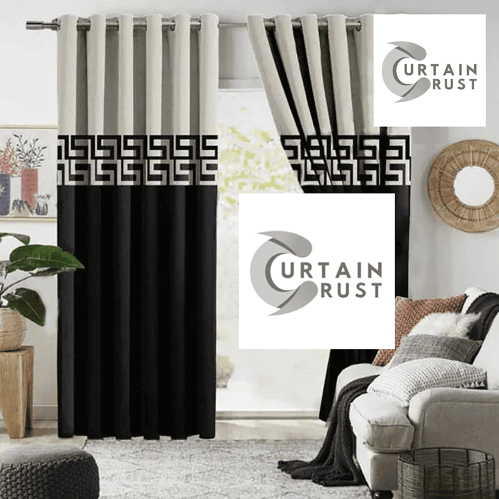 Versace splendid velvet curtain light grey black