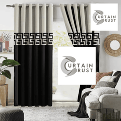 Versace splendid velvet curtain light grey black