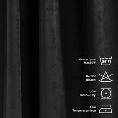 black velvet curtain