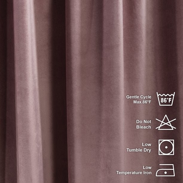 rose gold - velvet curtains