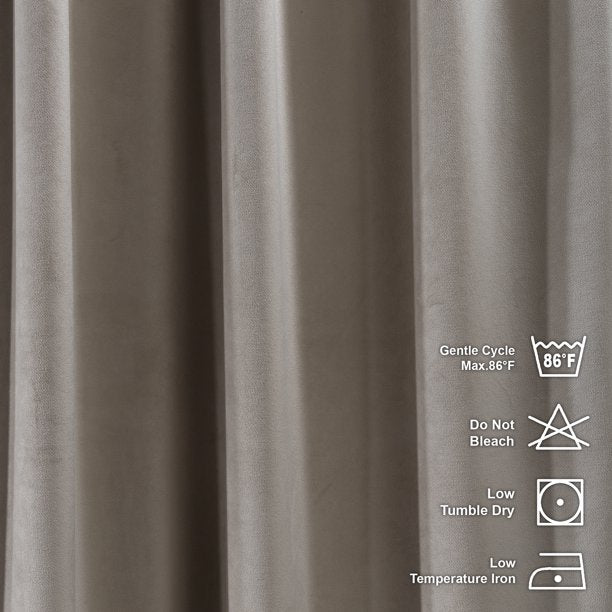 seashell velvet curtain