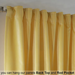 yellow velvet curtains